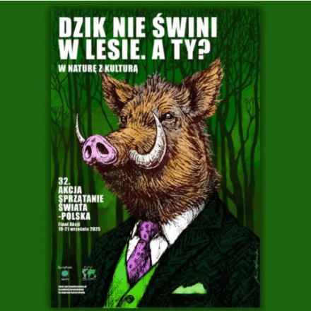 [Nowy Marketing] Dzik elegant na plakacie 32. Akcj...